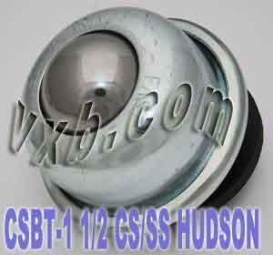 1 1/2 Stud Type Ball Transfer CSBT-1 1/2 CS/SS 3/8" Threaded Stem