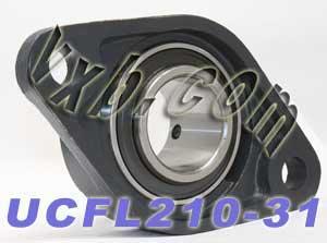 1 15/16 Bearing UCFL-210-31 + 2-Bolt Flanged Housing Mounted Bearing