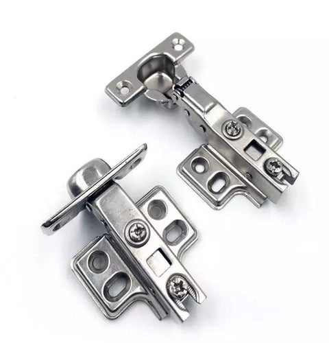1 3/8" Stainless Steel Full overlay Smooth Hydraulic Hinge