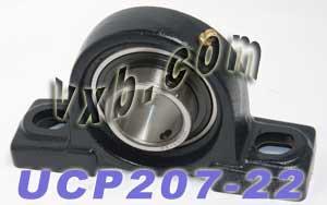 1 3/8 Bearing UCP-207-22 + Pillow Block Cast Housing Mounted Bearing