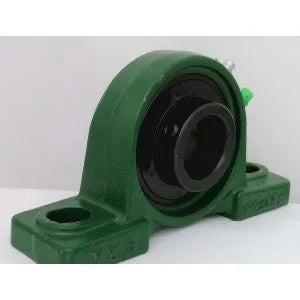 1 3/8" Bearing UCP207-22 Black Oxide Plated Insert + Pillow Block Cast Housing Mounted Bearing