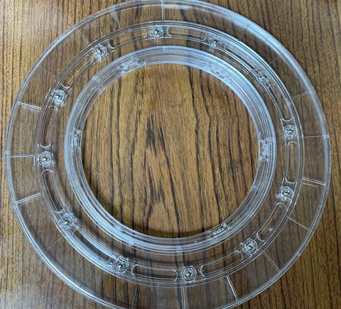10" Dia. Acrylic Lazy Susan Turntable AS6 Bearing