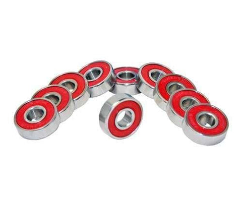 10-Pack Skateboard Bearing 608-2RS Sealed 8x22x7 Miniature