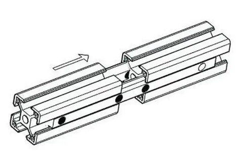 100 mm de long pour extension en aluminium 2020 Crochet de fixation M5 Vis