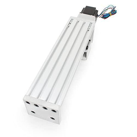 100mm Stroke CNC Linear Stage Motion Actuator X Y Z Axis Linear Slide Rail Aluminum Alloy Cross Sliding Table Linear Rail Guide SFU1605 Ballscrew+Nema23 57 Stepper Motor for CNC