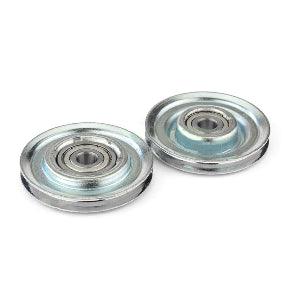 10mm Bore U-Groove Bearing - 67mm Steel Wire Rope Cable Track Pulley 10x67x8.5mm