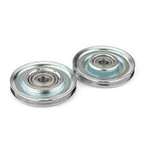 10mm Bore U-Groove Bearing - 67mm Steel Wire Rope Cable Track Pulley 10x67x8.5mm
