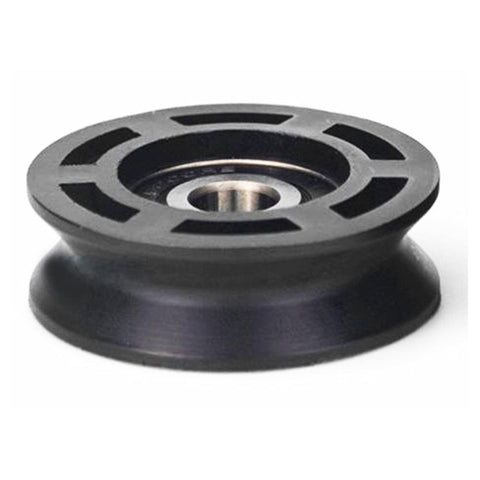 10mm Bore Bearing - 50mm Round Pulley V-Groove Track Roller Bearing 10x50x16mm