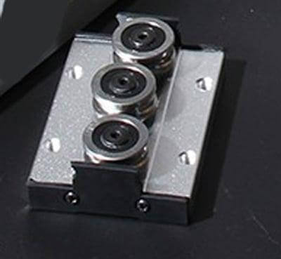 10mm=0.39" Three Roller Bearing Linear Slide Block Without Linear Guide