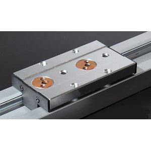 10mm=0.39" Three Roller Bearing Linear Slide Block Without Linear Guide