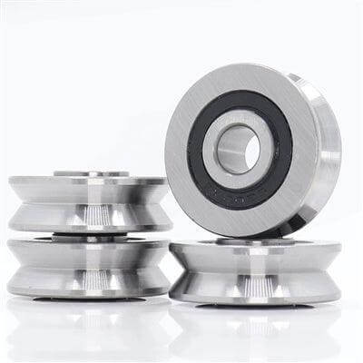 10x37x12x14mm V Groove Track Roller Bearing 8mm Wide