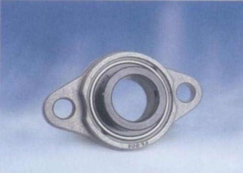 12mm Stainless steel Flange Bearing SSUFL001 Eccentric Collar Locking Two-Bolt Flange