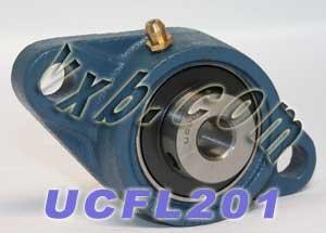 12mm Bearing UCFL201 2-Bolts Flanged Cast Housing Mounted Bearing