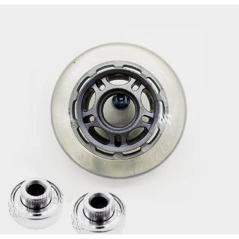 1/4" ID 3.14" (80mm) OD Heavy Duty Luggage Wheel Set