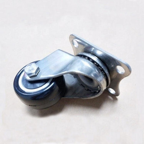 1.5" Caster Wheel Stainless Steel PU - Top Plate