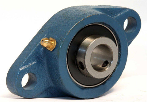 15/16" Bearing UCFL205-15 + 2-Bolt Flanged Cast Housing Mounted Bearing