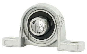 15mm Bore Miniature Stainless Steel Pillow Block Mounted Bearing