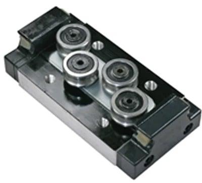 15mm=0.590" Inch Four Roller Bearing Linear Slide Block Without Linear Guide - VXB Ball Bearings