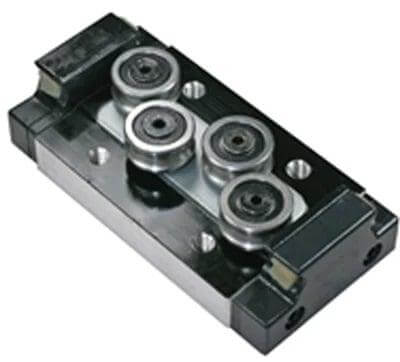 15mm=0.590" Four Roller Bearing Linear Slide Block Without Linear Guide