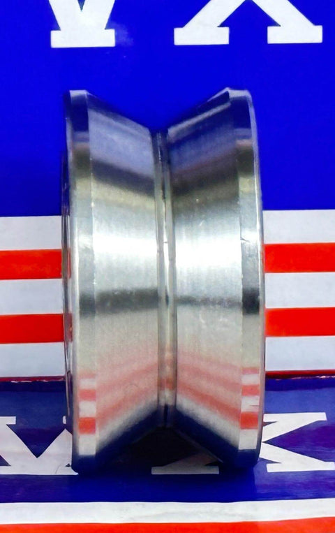 15x41x20mm V Groove Track Roller Guide Shield Ball Bearing LV202-41ZZ