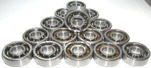 16 inline Skate Bearing Nylon Cage Open - VXB Ball Bearings