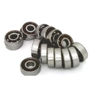 16 inline/Rollerblade/Skate Bearing Chrome Steel Open Ball bearing - Nylon Cage