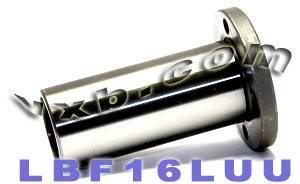 16mm Round Flanged Long Bushing Linear Motion LBF16LUU
