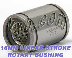 16mm Stroke Rotary Ball Bushing 16x28x37 Linear Motion Bearing