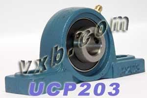 17mm Bearing UCP-203 + Pillow Block Cast Housing Mounted Bearing