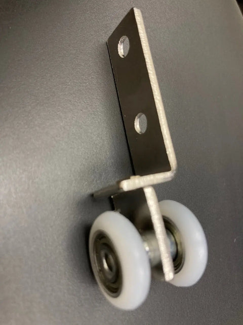 19mm Sliding Door Dual Wheels Bearing Hanger 65mm Long