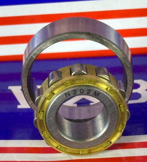 N202M Cylindrical Roller Bearing 15x35x11 Cylindrical Bearing