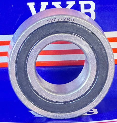 5207-2RS Sealed 35x72x27 Angular Contact Bearing