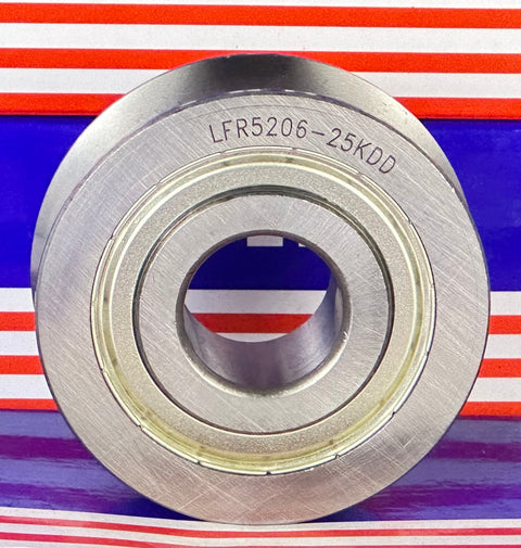 LFR5206-25KDD 25mm ID x 25mm U-Groove Track Roller Bearing Track