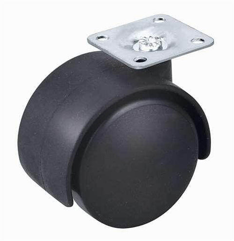 2" Caster Wheel 66 Lbs - Nylon Top Plate