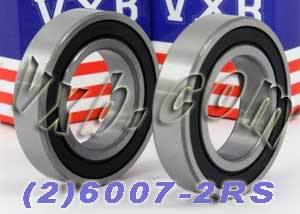 2-Pack Bearings 6007-2RS 35x62x14 Sealed