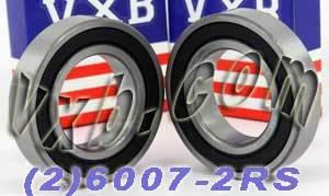 2-Pack Bearings 6007-2RS 35x62x14 Sealed