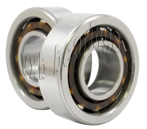 2-Pack 7207B Angular Contact Bearings 35x72x17mm