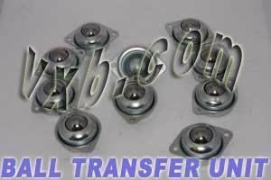 10-Pack Flange 2 Holes Ball Transfer Unit 1" Mounted Surface Bearings