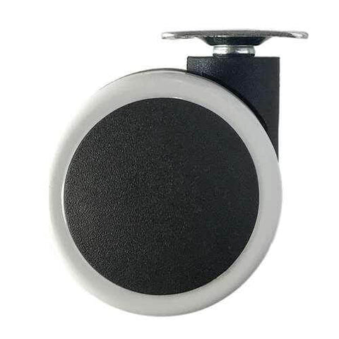 2" Caster Wheel 55 Lbs - Nylon - PVC - Top Plate Mount