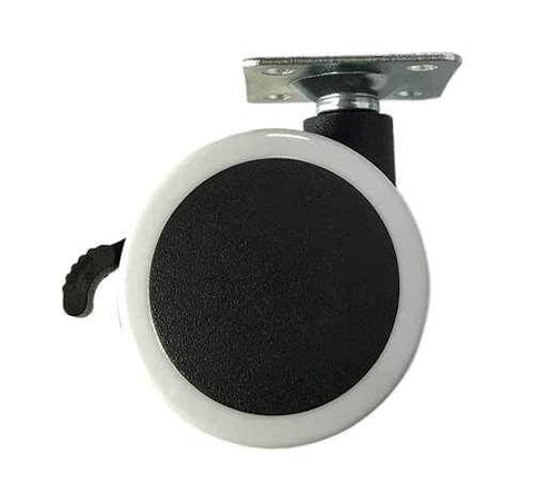 2" Caster Wheel 55 Lbs - Nylon - PVC - Top Plate Mount
