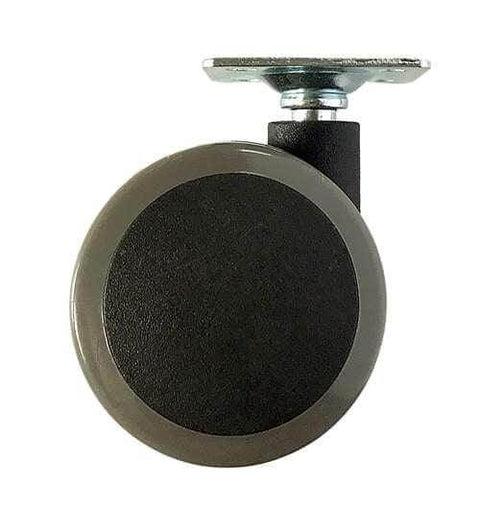 2" Caster Wheel 55 Lbs - Nylon - PVC - Top Plate Mount