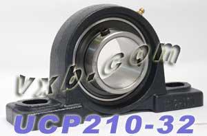2" ID/Bore Bearing + Pillow Block Cast Housing Mounted Bearing UCP210-32