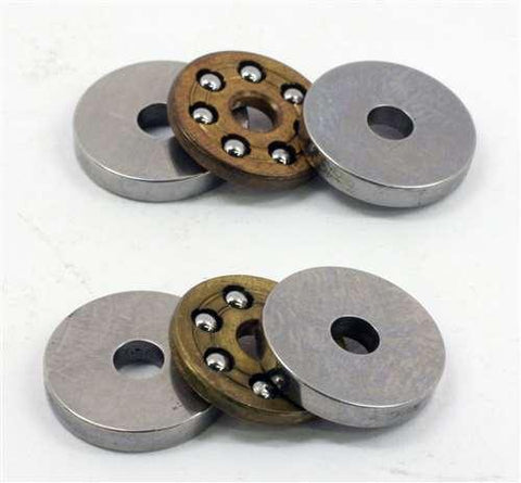 2-Pack 6x12mm Thrust Ball Bearings 6x12x4.5mm Miniature