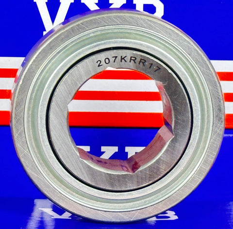 207KRR17 Agricultural Bearing Hex Bore 1-1/4" Bore Bearing