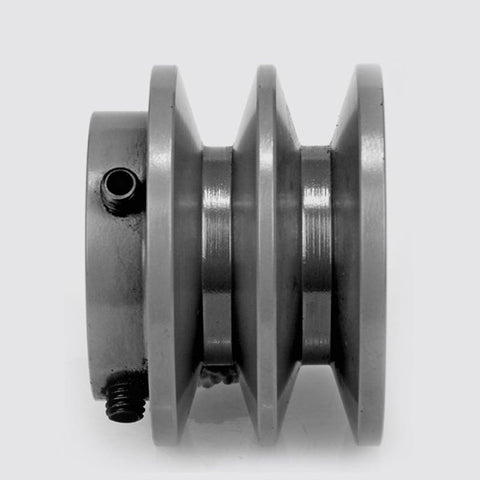 2BK25 1" Bore Solid Sheave Pulley with 2-1/2" (2.50") OD , Hex set screws for V-belts size, 5L 2BK25-1" - VXB Ball Bearings