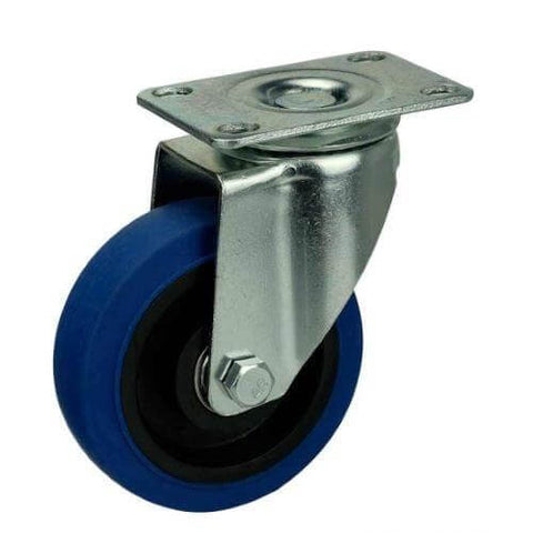 3" Caster Wheel - TPR - Top Plate