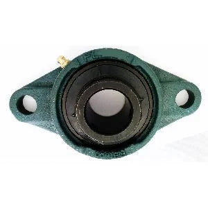 3/4" Bearing UCFL204-12 Black Oxide Plated Insert + 2-Bolt Flanged Housing Mounted Bearing