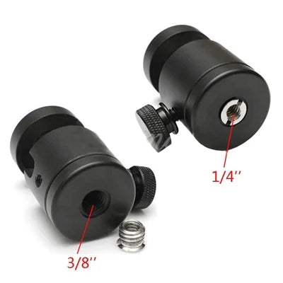360 Swivel Camera Tripod 1/4" Ball head Stand Holder