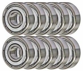 10-Pack 38DD Ball Bearings 8x22x7 Miniature Bearing