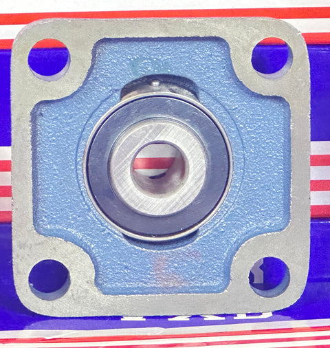 15mm Bearing UCF202 + Square Flanged Cast Housing Mounted Bearing